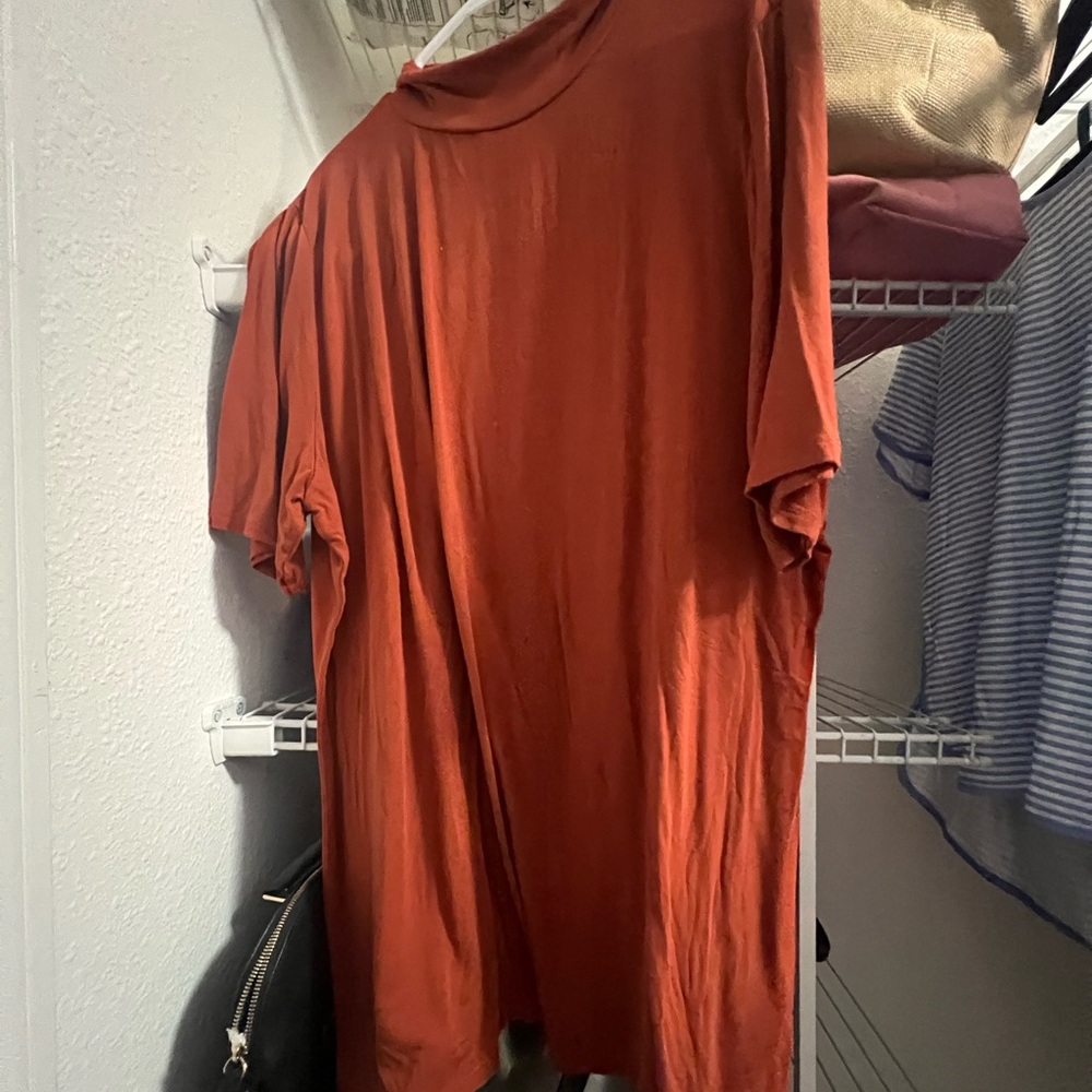 Ava & Viv Rust Blouse
